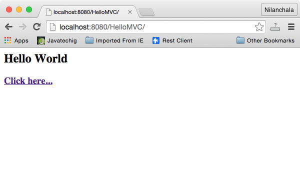 Spring MVC HelloWorld usign Eclipse Maven2