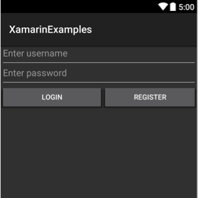 LinearLayout Manager Gravity Weight Xamarin